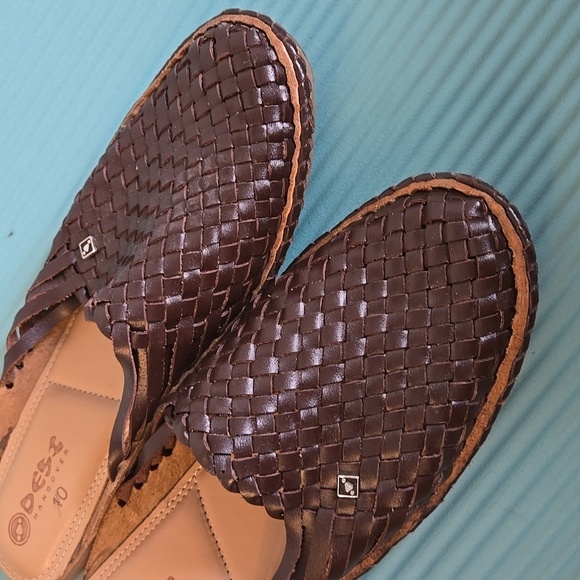 Dess Hangover woven leather sandals - Picture 2 of 7